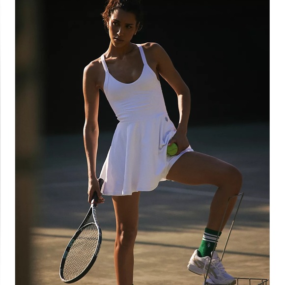 Free People Good Karma Dress in White NWOT, M/L - Picture 4 of 7